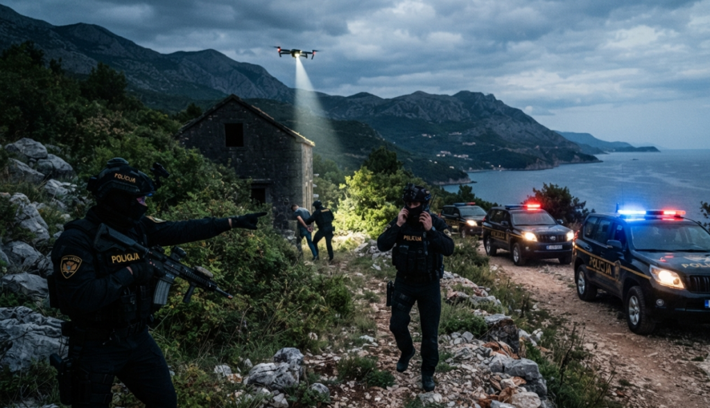 DANI SU MU ODBROJANI? Istražitelji locirali bjegunca koji se krio u Crnoj Gori i okruženju