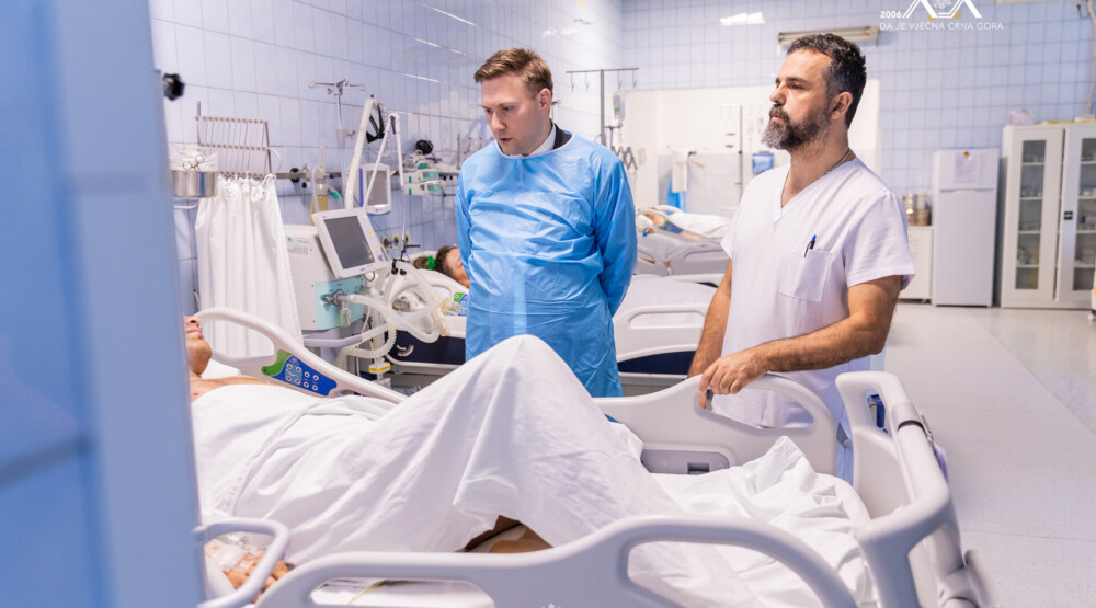 Šimun obišao pacijente povrijeđene u saobraćajnoj nesreći na putu Lipci – Grahovo