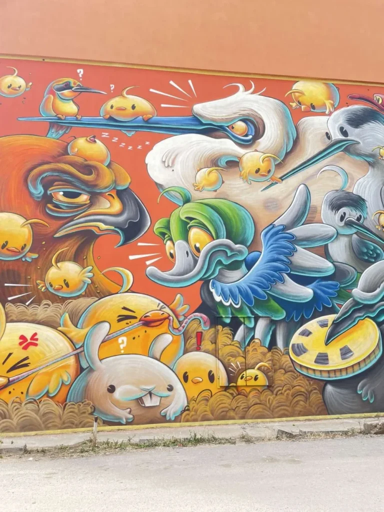 „Jato“, mural kanadsko-srpske umjetnice, novi ukras Nikšića