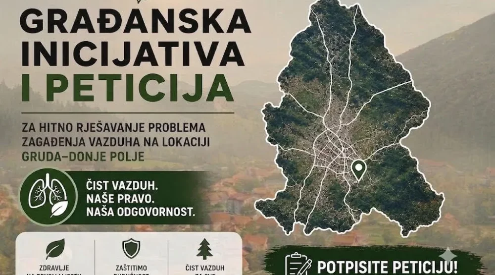 Peticija za čist vazduh: Stanovnici cetinjskih naselja traže hitnu reakciju