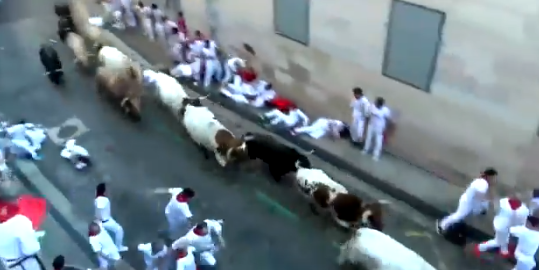 U trci sa bikovima na festivalu San Fermin u Španiji povrijeđene tri osobe