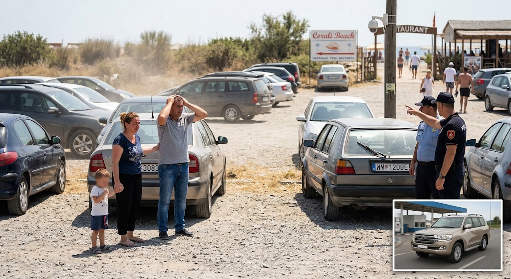 Drama u Ulcinju: Porodici Ćorović u sred dana ukraden luksuzni terenac na parkingu iza Velike plaže
