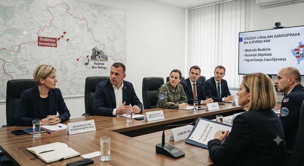 Gradonačelnici sa sjevera KiM razgovarali sa Evom Palatovom i ambasadorima EU