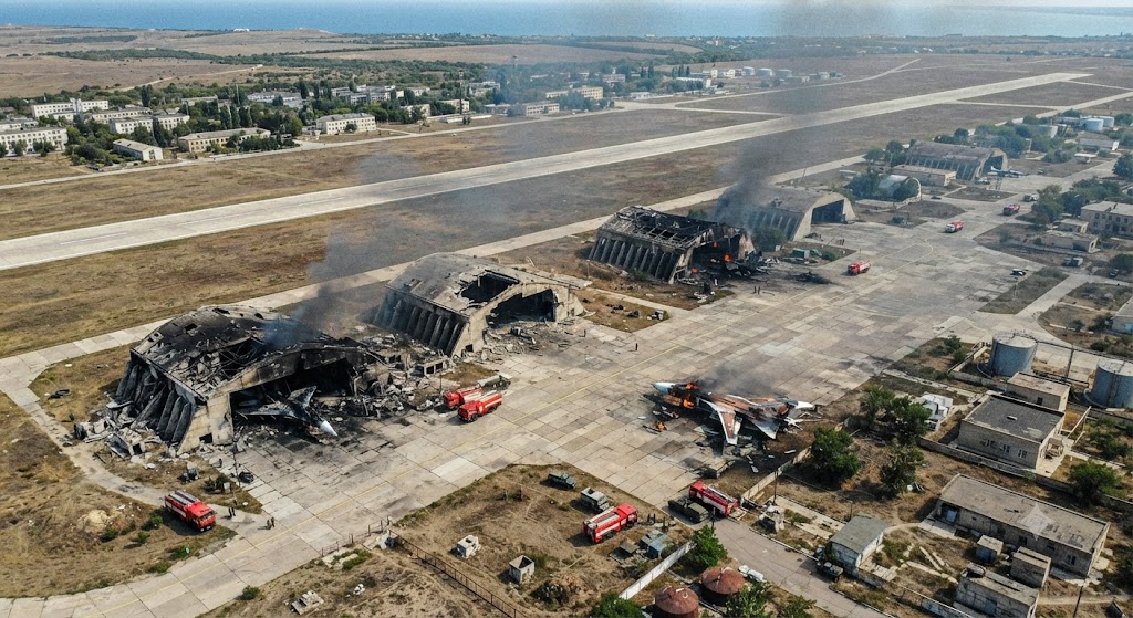 Ukrajina izvela napad dronovima na dva aerodroma na Krimu: Uništeno ili oštećeno najmanje sedam aviona i nekoliko hangara