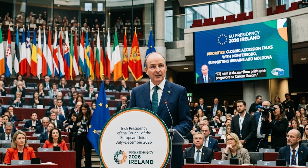 Martin: Završetak pristupnih pregovora Crne Gore prioritet irskog predsedavanja EU