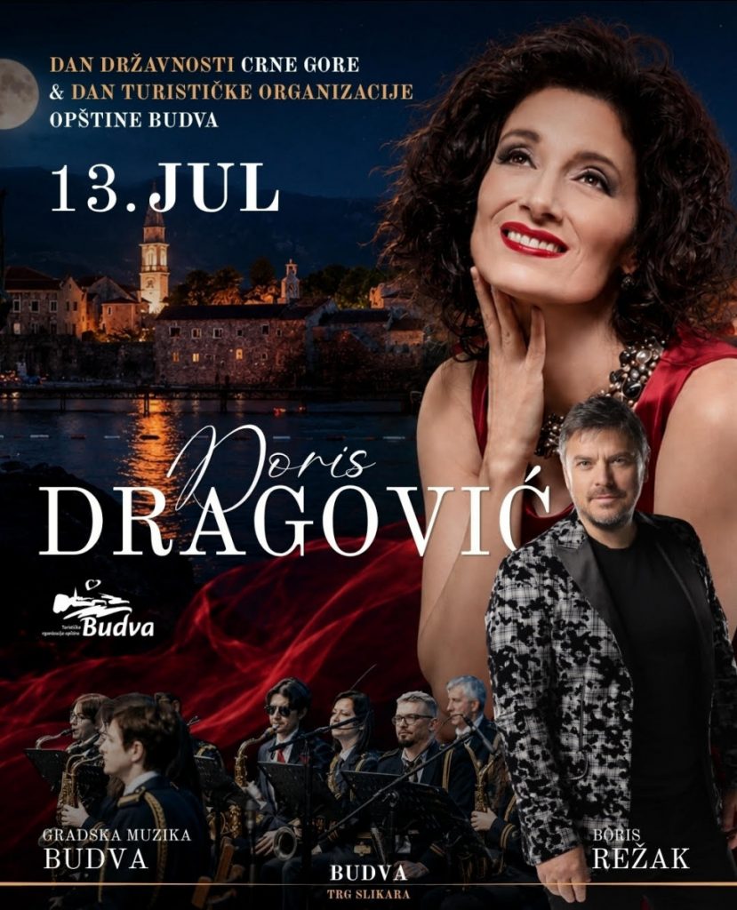 Budva 13. jula slavi uz Doris Dragović, Borisa Režaka, modnu reviju i svečani vatromet
