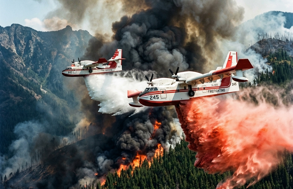 Herceg Novi: Dva aviona uskoro stižu u pomoć u gašenju požara iznad Dizdarice