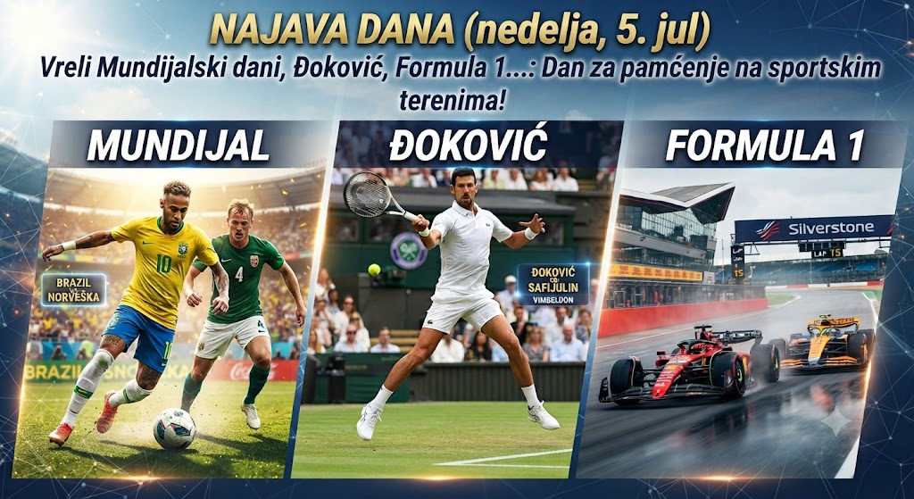 NAJAVA DANA: Dan za pamćenje na sportskim terenima!
