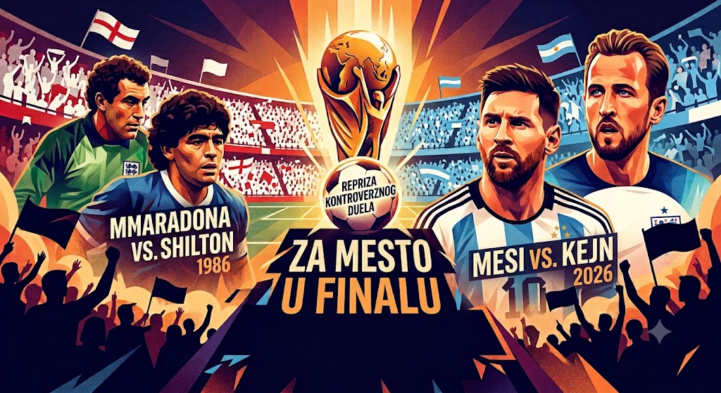 Spektakl za finale mundijala: Engleska i Argentina u reprizi istorijskog duela