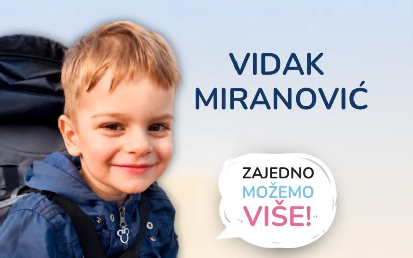 „Budi human“: Za pomoć dvogodišnjem Vidaku, pošalji 106 na 14543!