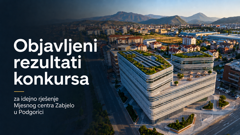 Izabrano idejno rješenje za Mjesni centar Zabjelo