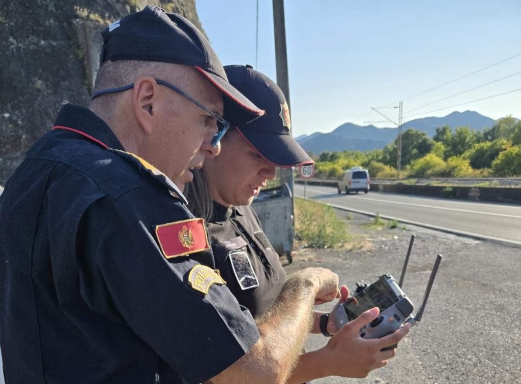 Policija širom Crne Gore nastavlja sa pojačanom kontrolom saobraćaja upotrebom dronova