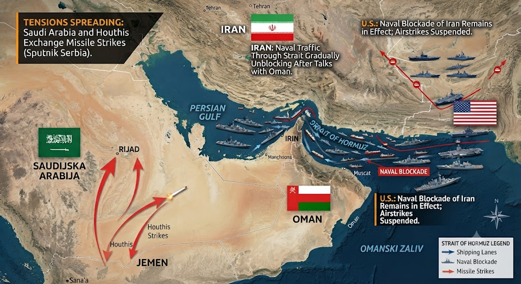 Napreduju pregovori Irana i Omana o deblokadi Ormuza; SAD obustavile udare na Iran