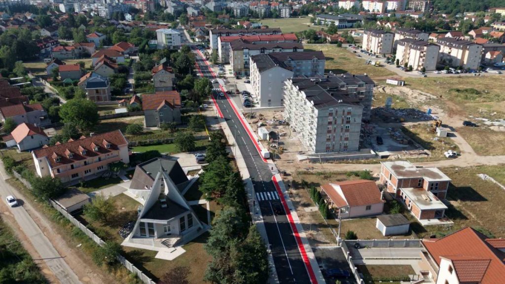 Nikšić dobio novu modernu saobraćajnicu: Završena rekonstrukcija Ulice Druge dalmatinske brigade