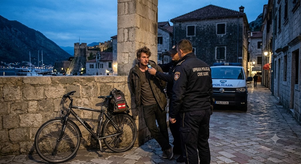 Austrijanac pijan vozio bicikl: Policija ga uhapsila u Kotoru