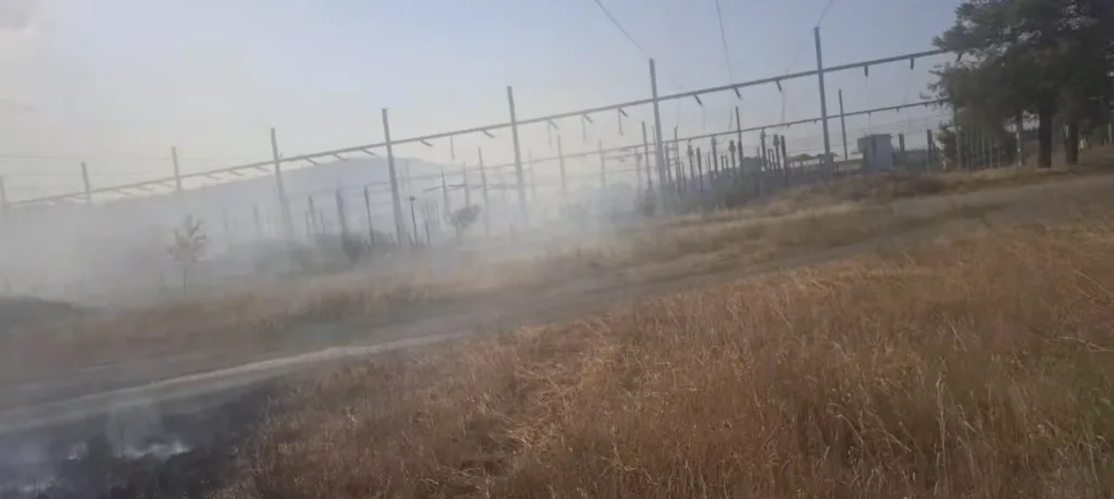 Ugašen požar u Podgorici: Vatra bila blizu kuća i trafostanice u Zagoriču