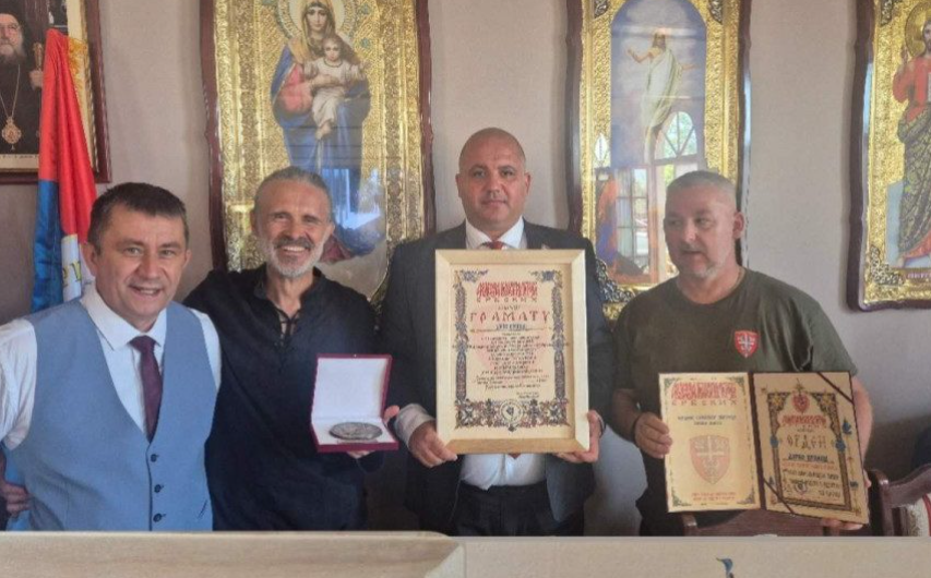 Vraneš odlikovan ordenom srpskog viteza