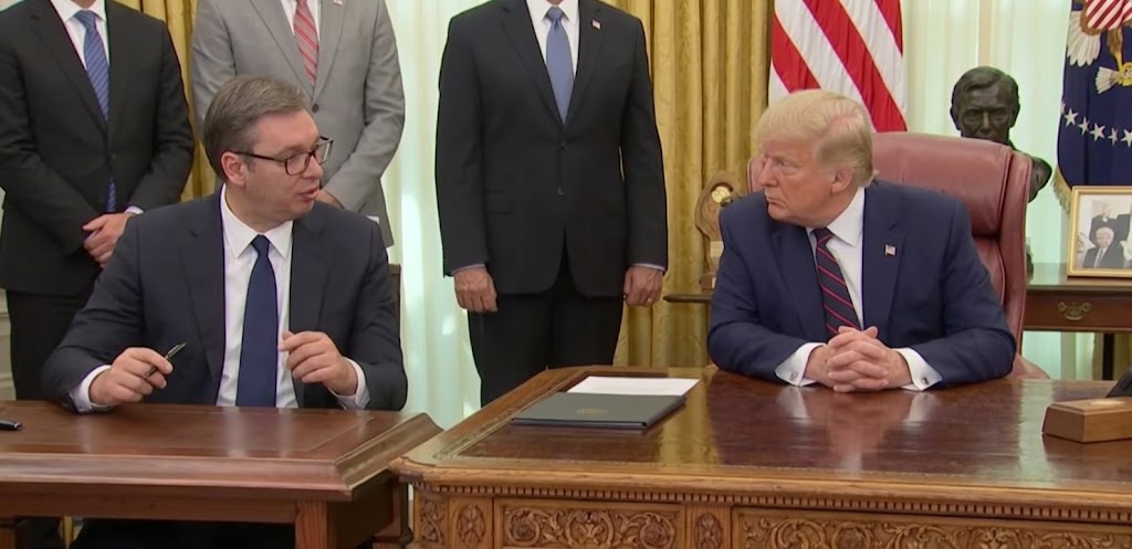 Tramp ponovo objavio Vučićev intervju
